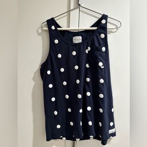 Saturdays NYC Polka Dot Tank - Size Large, Lightly used